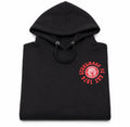 Black Hoodie - red bubble logo