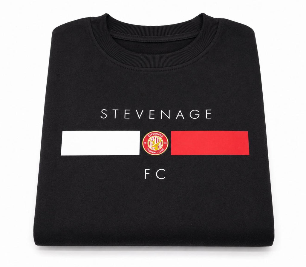 Stevenage FC Sweatshirt - Red & white stripe