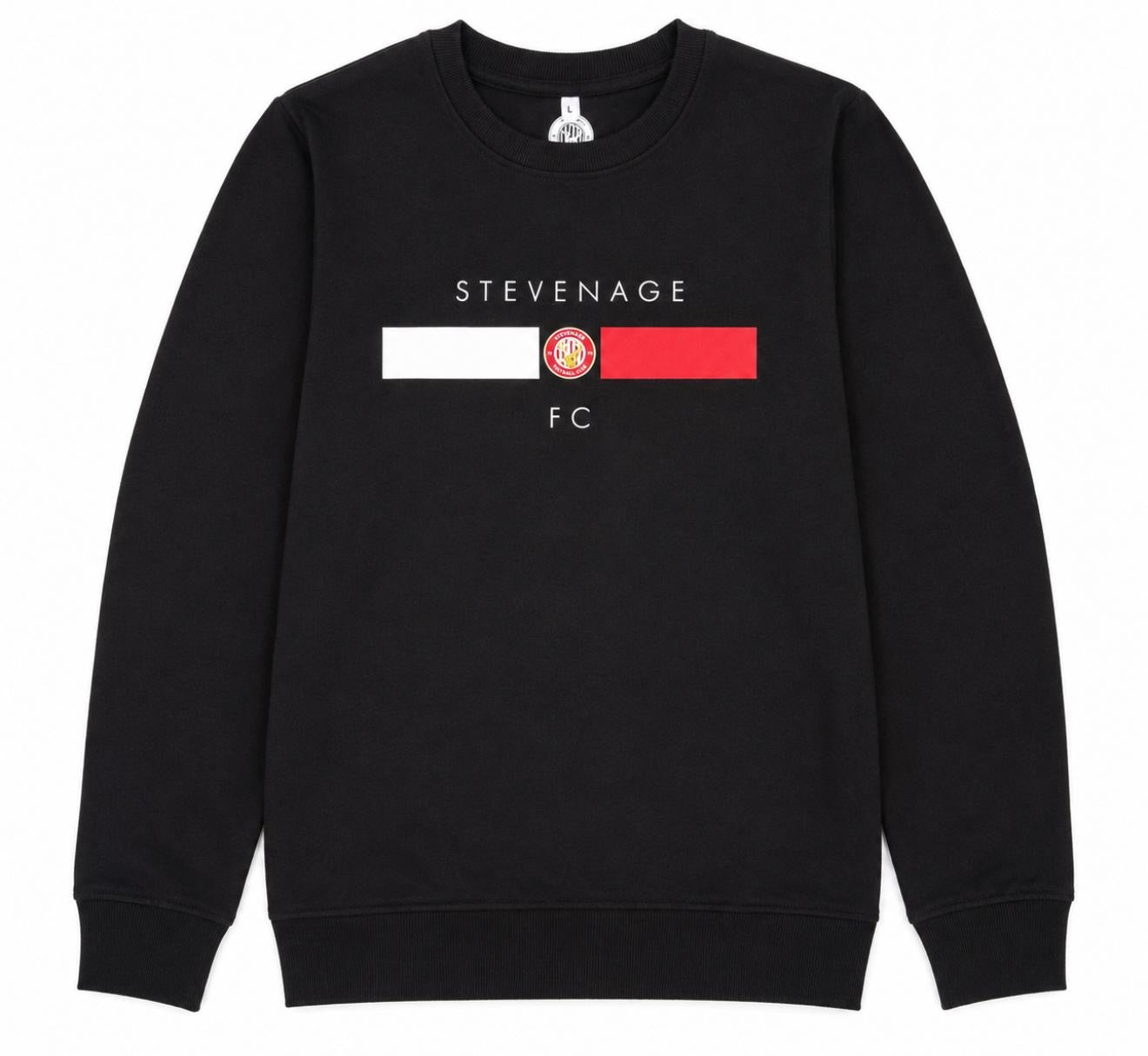 Stevenage FC Sweatshirt - Red & white stripe