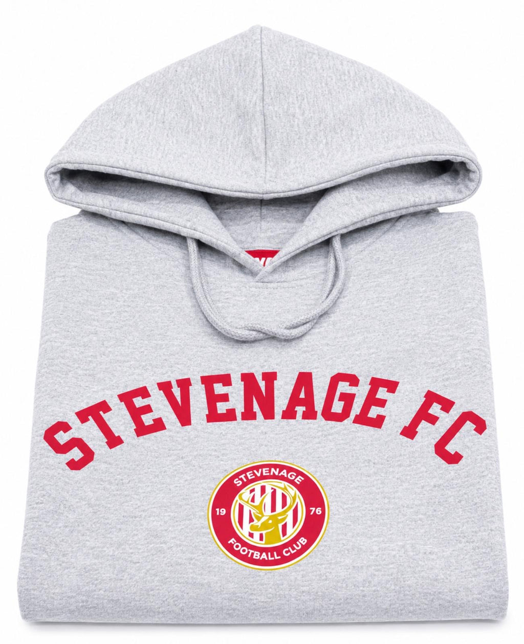 Grey Hoodie - Stevenage FC badge