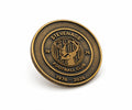 Gold 50th Anniversary Pin Badge