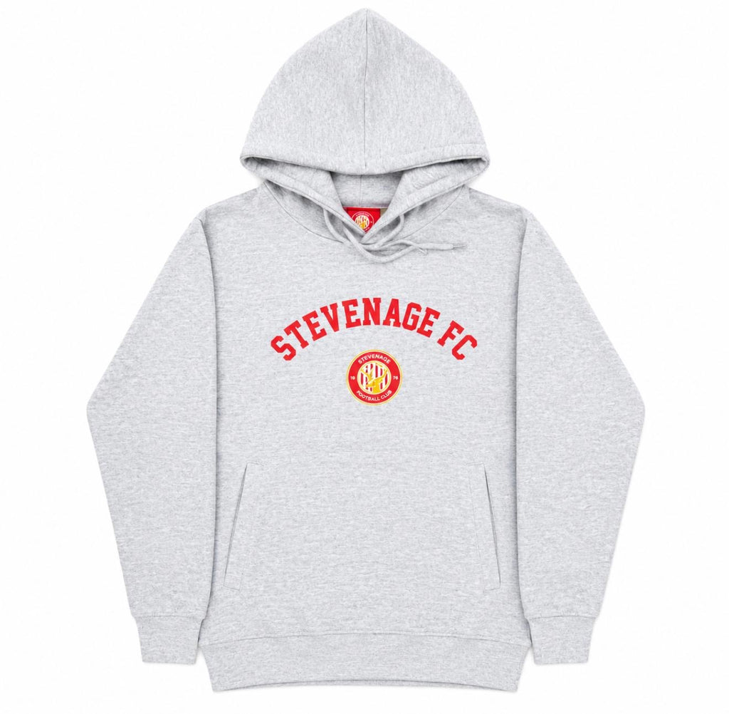 Grey Hoodie - Stevenage FC badge