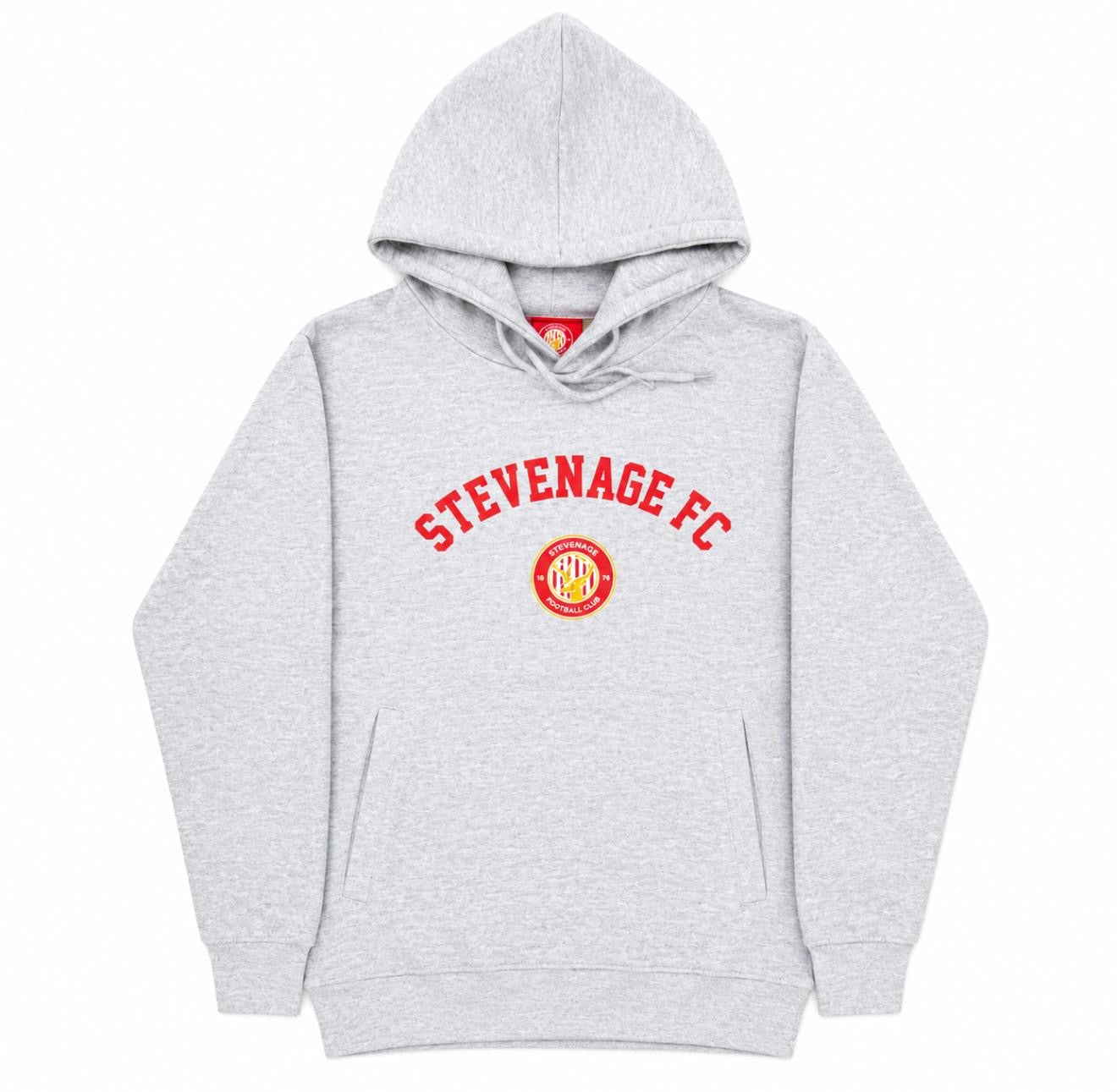 Grey Hoodie - Stevenage FC badge