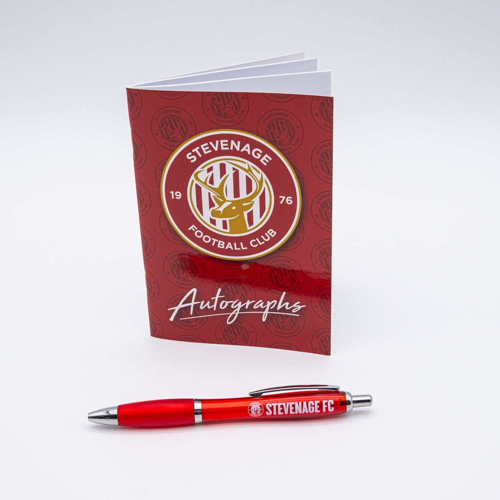 Gold Striped Autograph Book