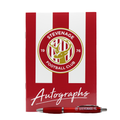 Autograph Book & Pen - Striped design