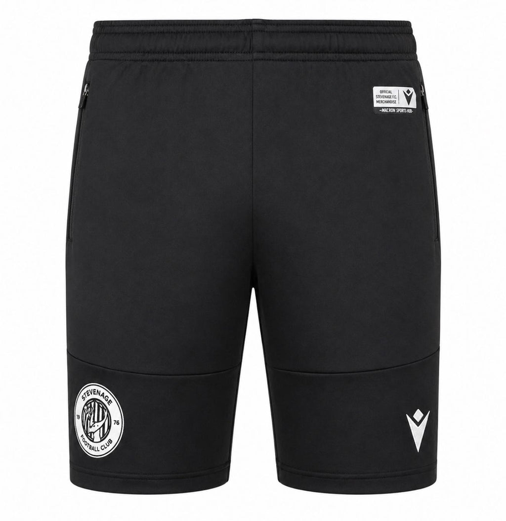 Black Zipped Pocket Shorts