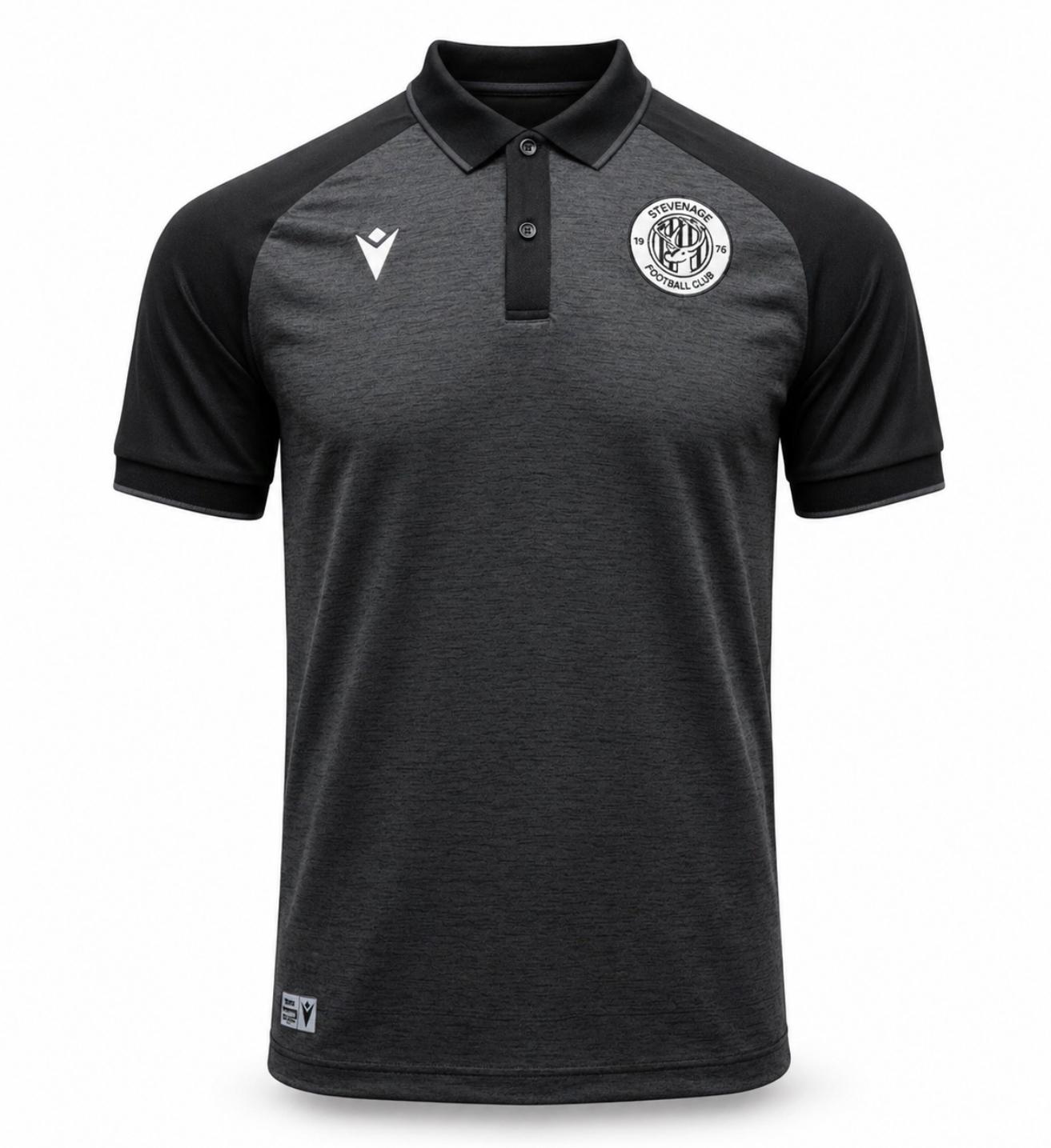 Black Travel Polo Shirt