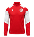 Red & White 1/4 Zip